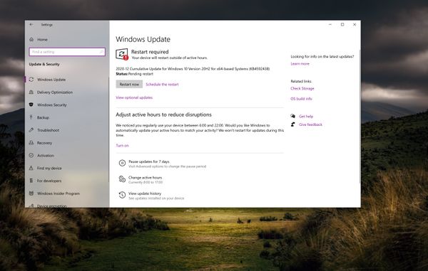 Що нового в накопичувальному оновленні Windows 10 [KB4592438]