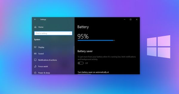 Windows 10 отримує нову зручну функцію для відстеження енергоспоживання