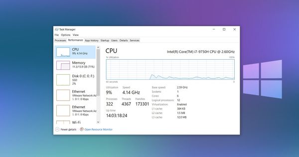 Високе завантаження ЦП в Windows 10 пов'язане з оновленнями, але є виправлення